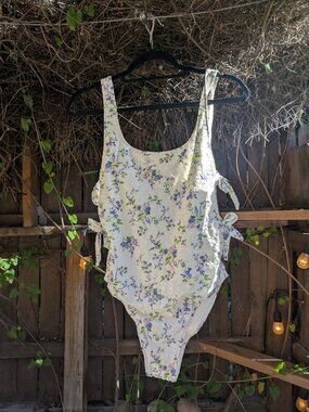 Lara Modomare Italian Cottagecore Floral Swimsuit Sz S